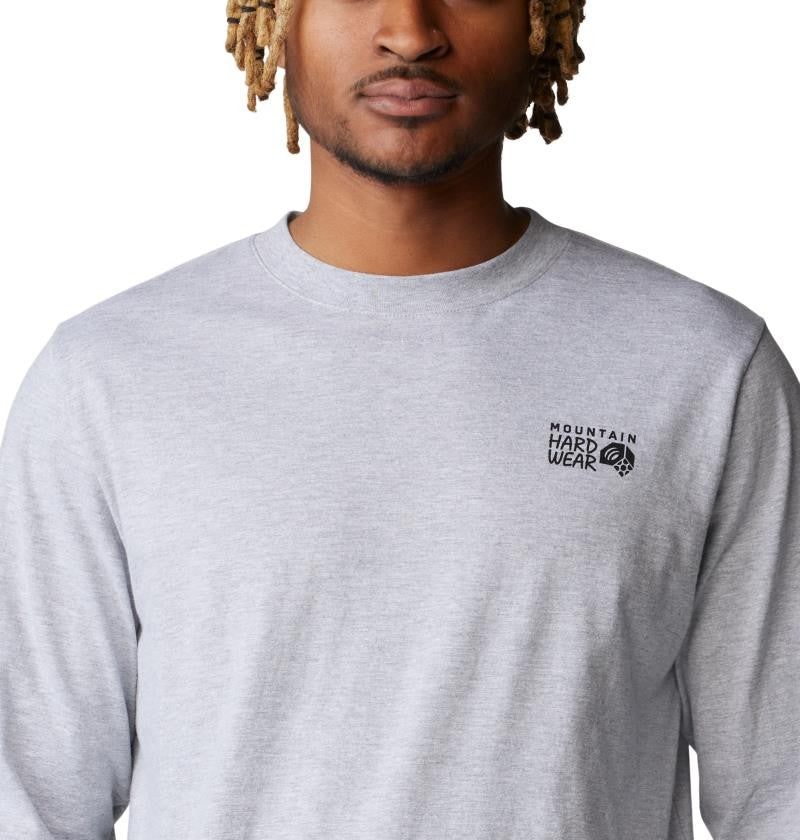 MHW Box Logo LS - Mens - hardwear grey heather 1