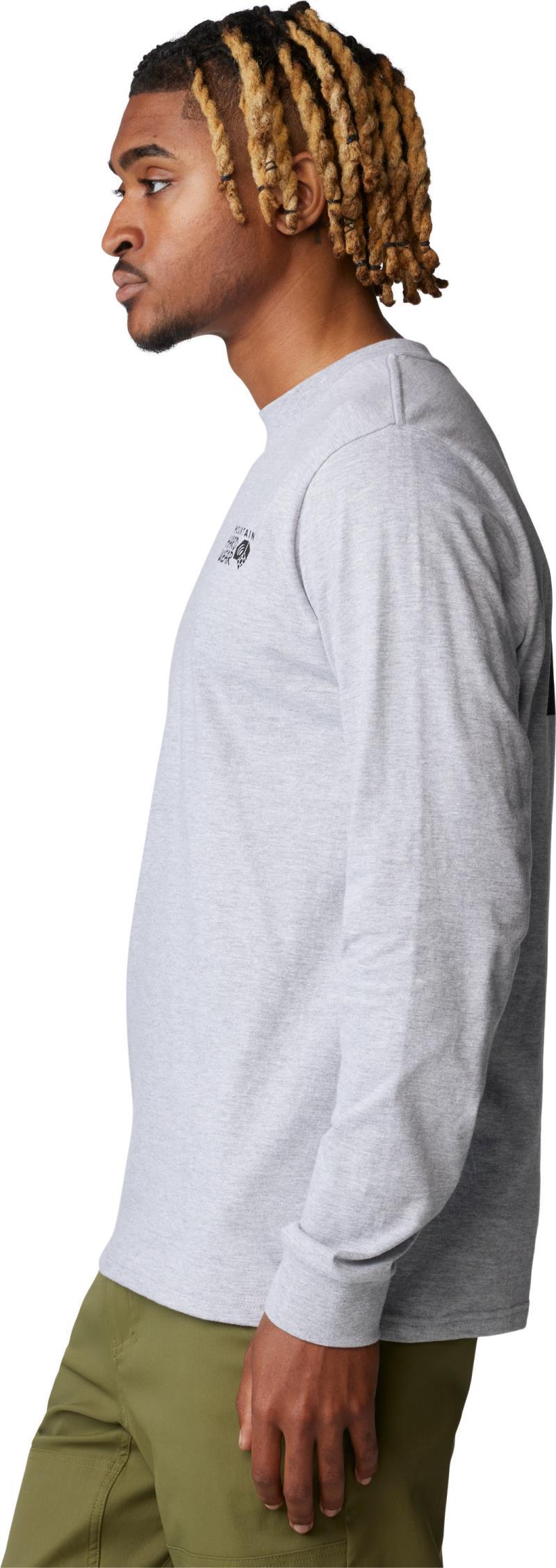 MHW Box Logo LS - Mens - hardwear grey heather 1