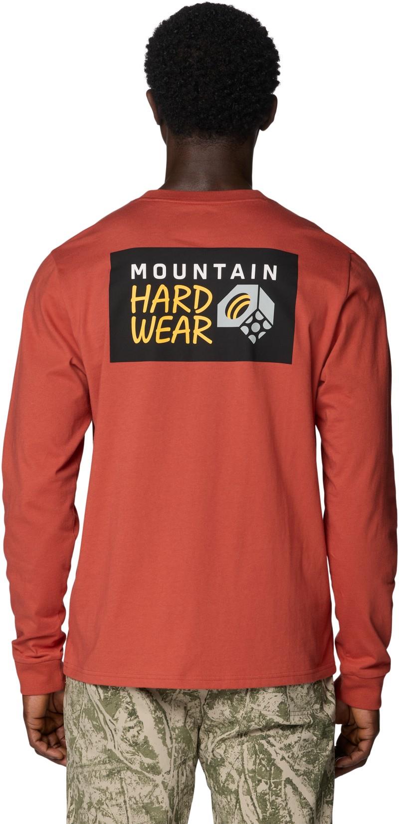 MHW Box Logo LS - Mens - mars red 1