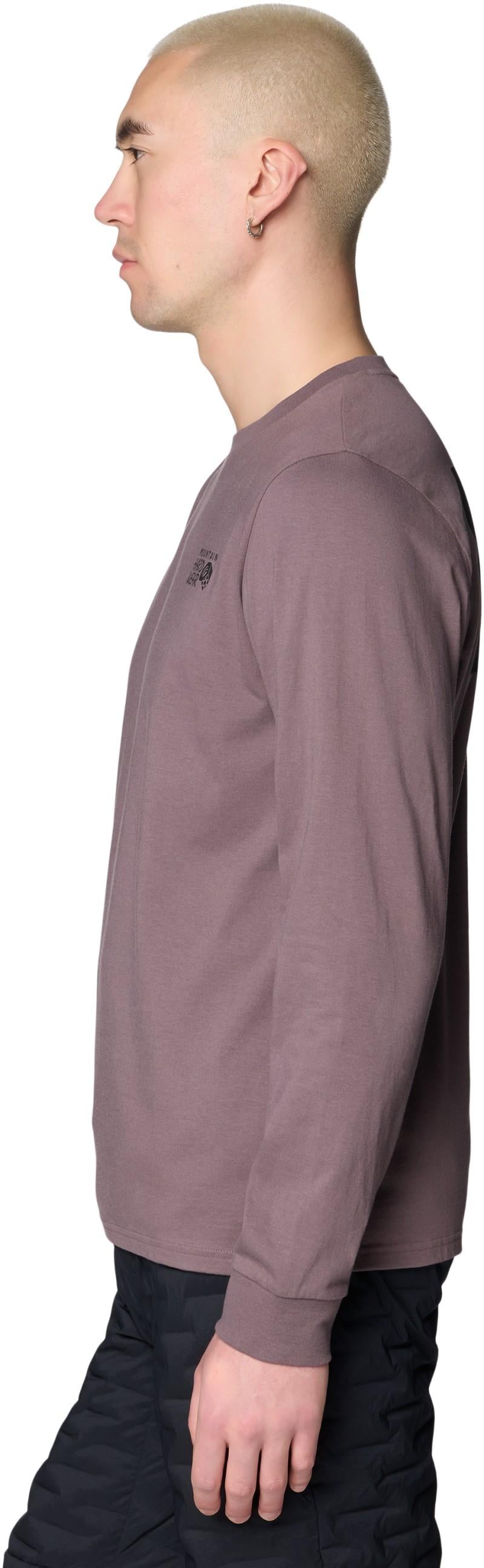 MHW Box Logo LS - Mens - purple sage 1