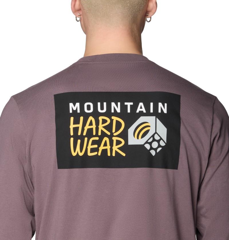 MHW Box Logo LS - Mens - purple sage 1