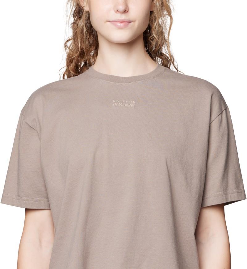MHW Center Logo Boxy Crop SS - Womens - wild taupe 1