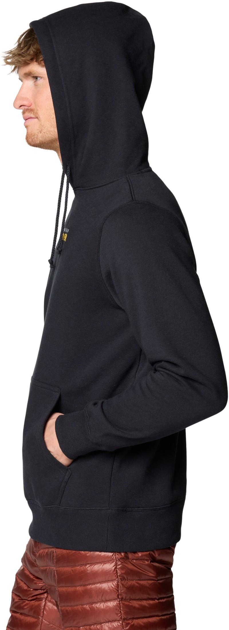 MHW Center Logo Hoody - Mens - black 1