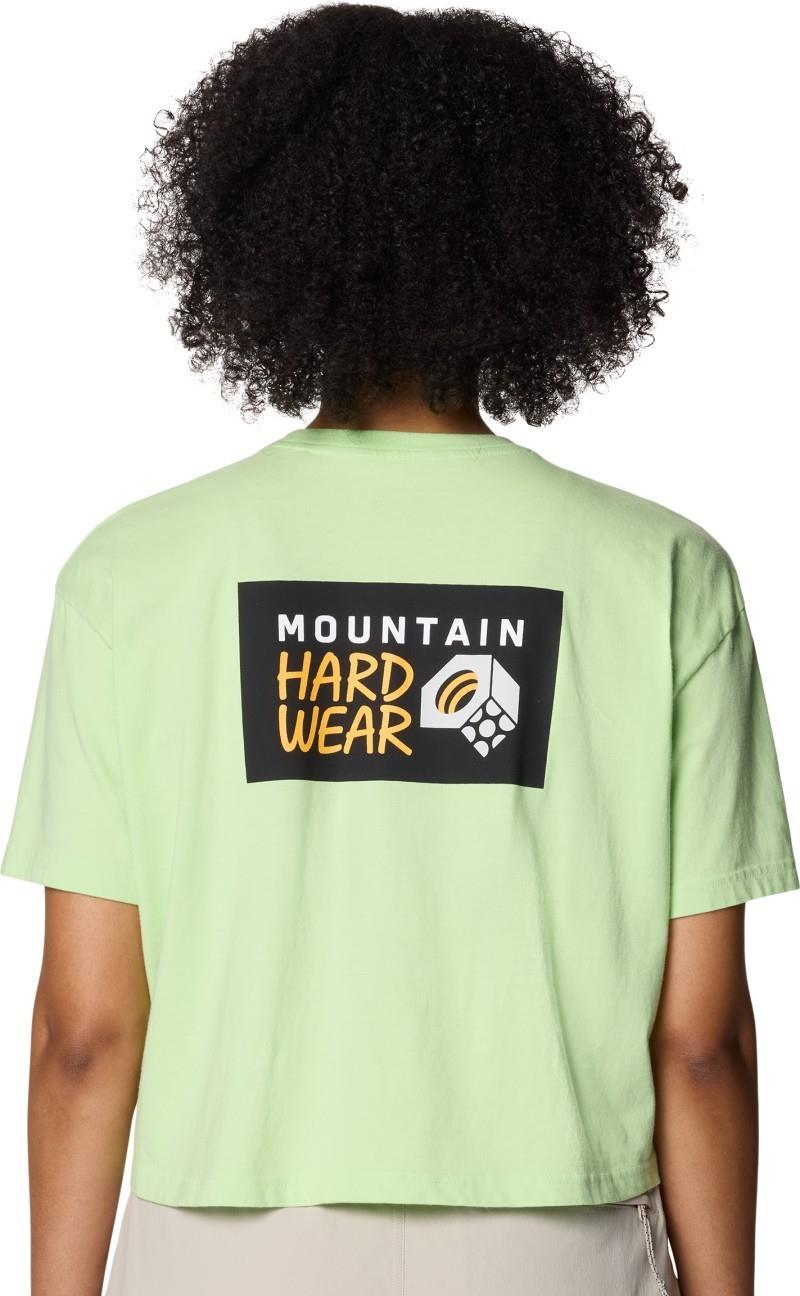 MHW Logo Boxy Crop SS - Womens - frozen in lime 1