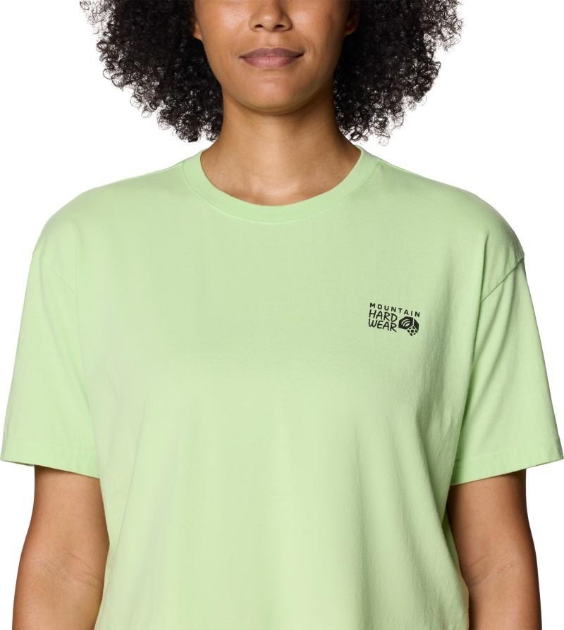 MHW Logo Boxy Crop SS - Womens - frozen in lime 1