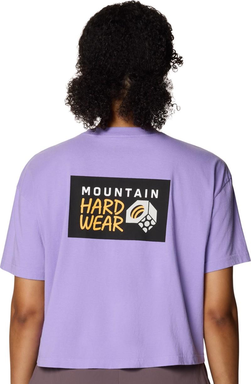 MHW Logo Boxy Crop SS - Womens - harbor violet 1