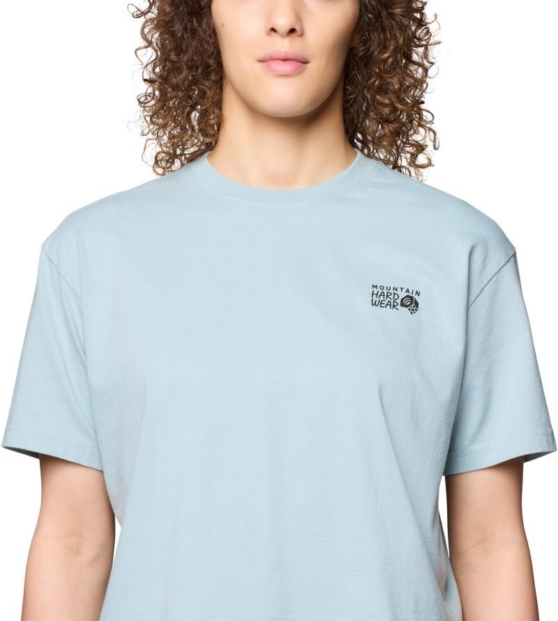 MHW Logo Boxy Crop SS - Womens - ice shadow 1