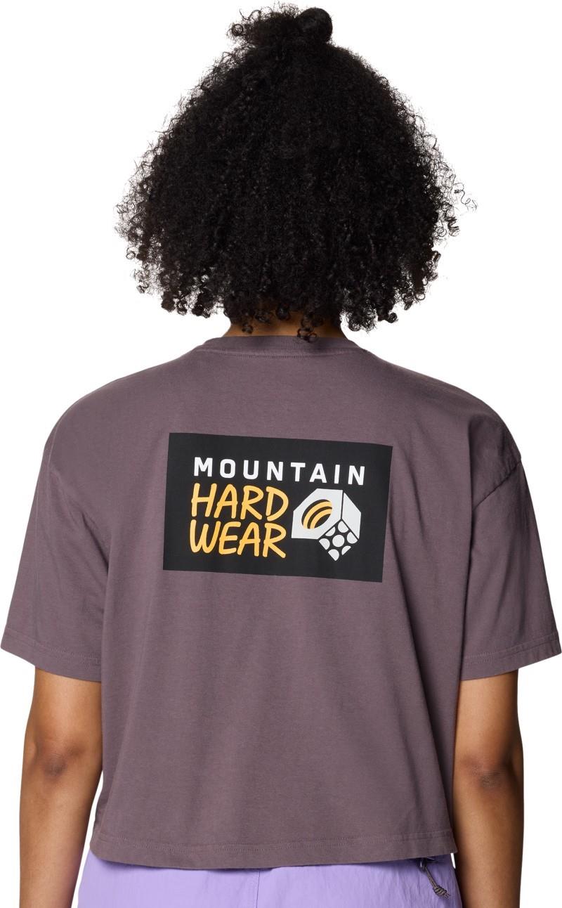 MHW Logo Boxy Crop SS - Womens - purple sage 1