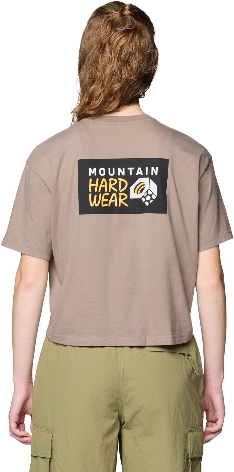 MHW Logo Boxy Crop SS - Womens - wild taupe 1