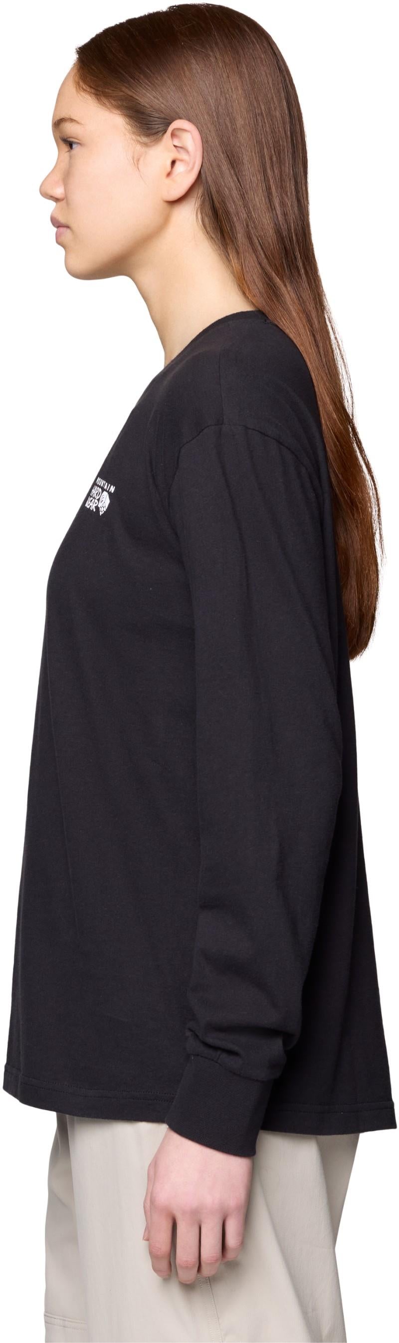 MHW Logo Boxy LS - Womens - black 1
