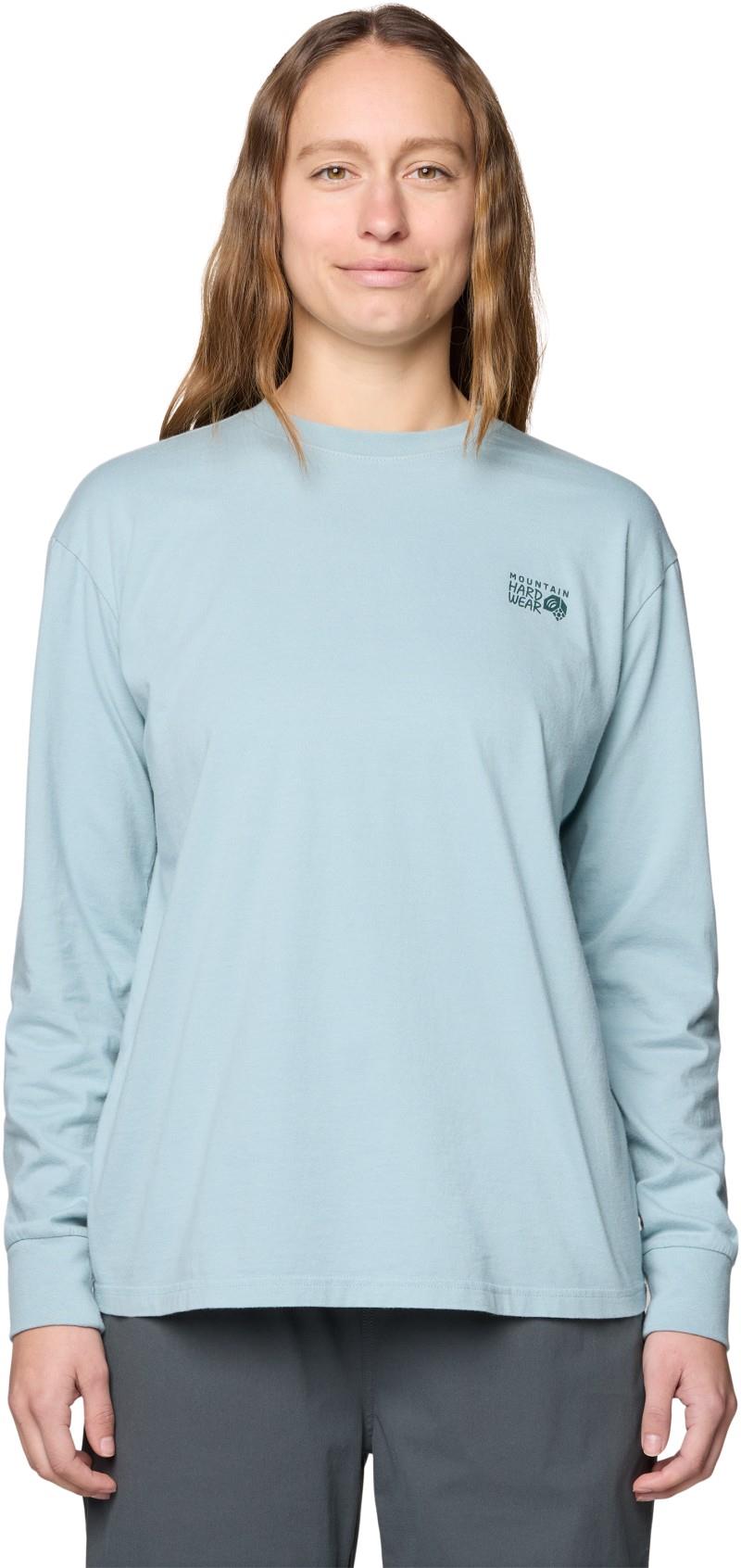 MHW Logo Boxy LS - Womens - ice shadow 1