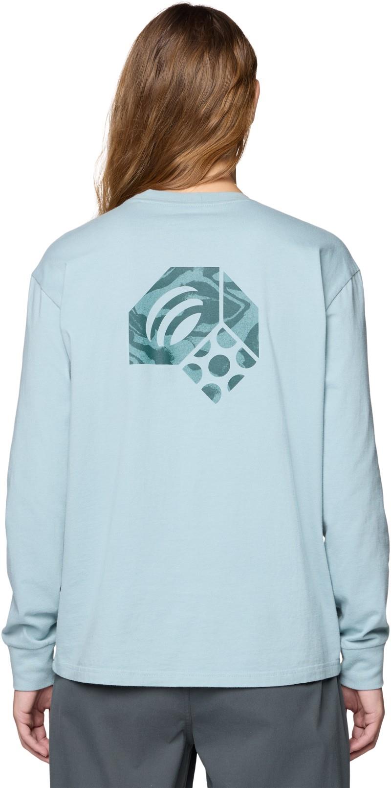 MHW Logo Boxy LS - Womens - ice shadow 1