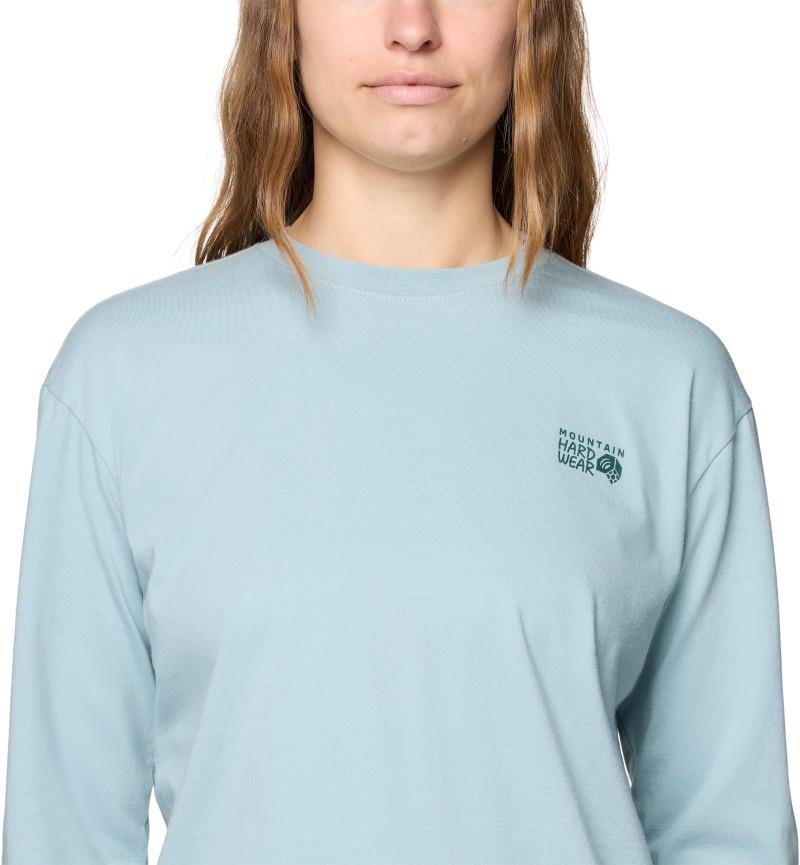MHW Logo Boxy LS - Womens - ice shadow 1