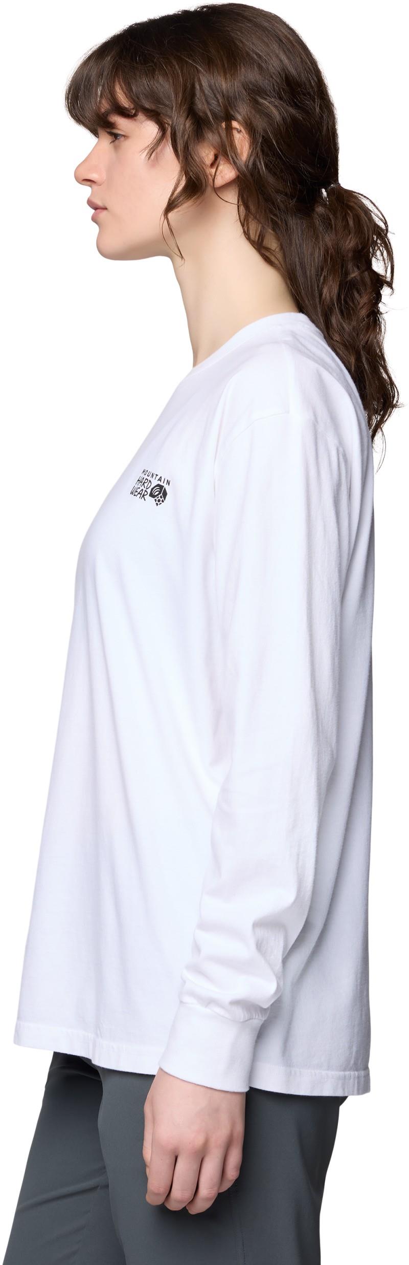 MHW Logo Boxy LS - Womens - white 1