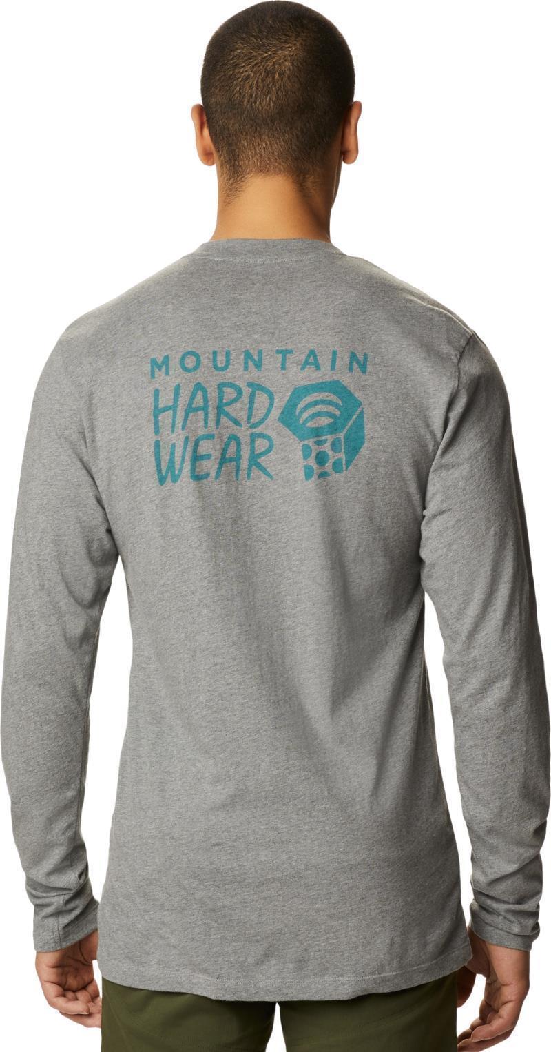 MHW Logo LS T - Mens - Heather Manta Grey 2