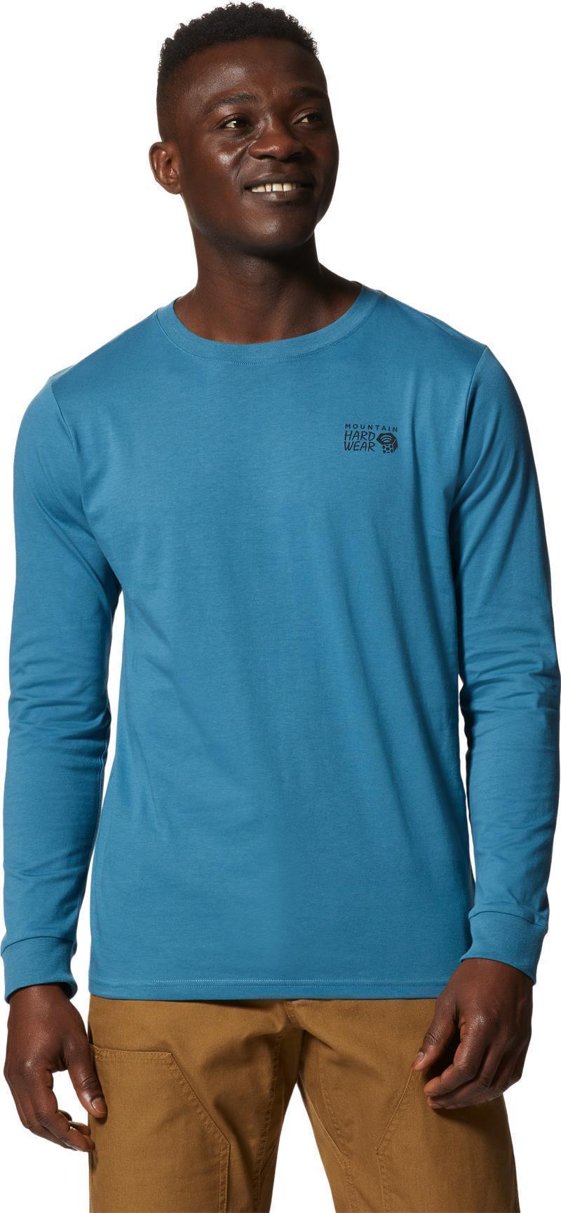 MHW Logo LS - Mens - Dark Caspian 1