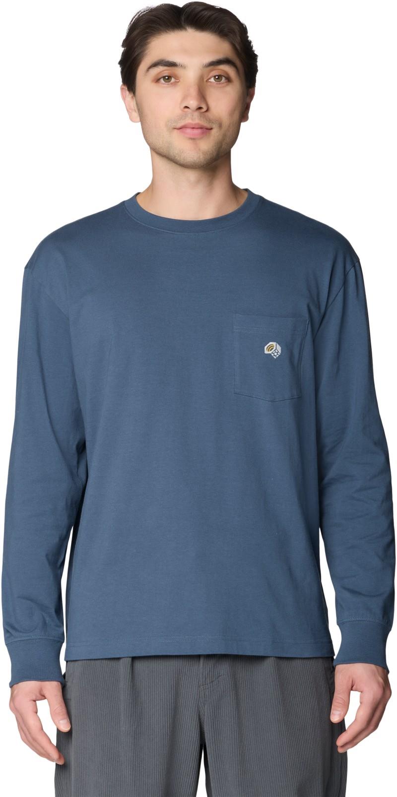 MHW Logo Pocket Relaxed LS - Mens - astral blue 1