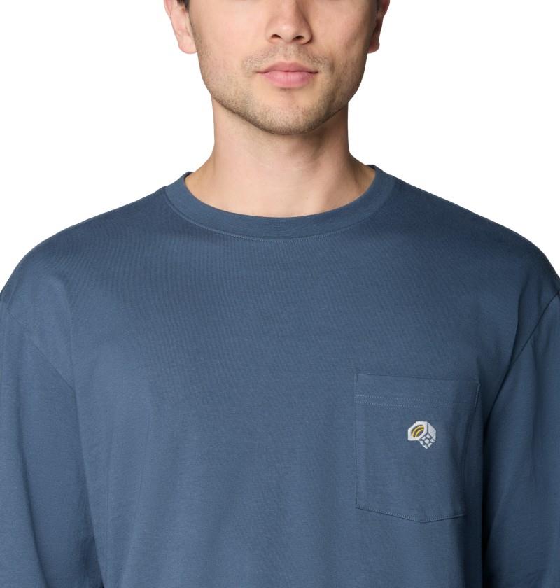 MHW Logo Pocket Relaxed LS - Mens - astral blue 1