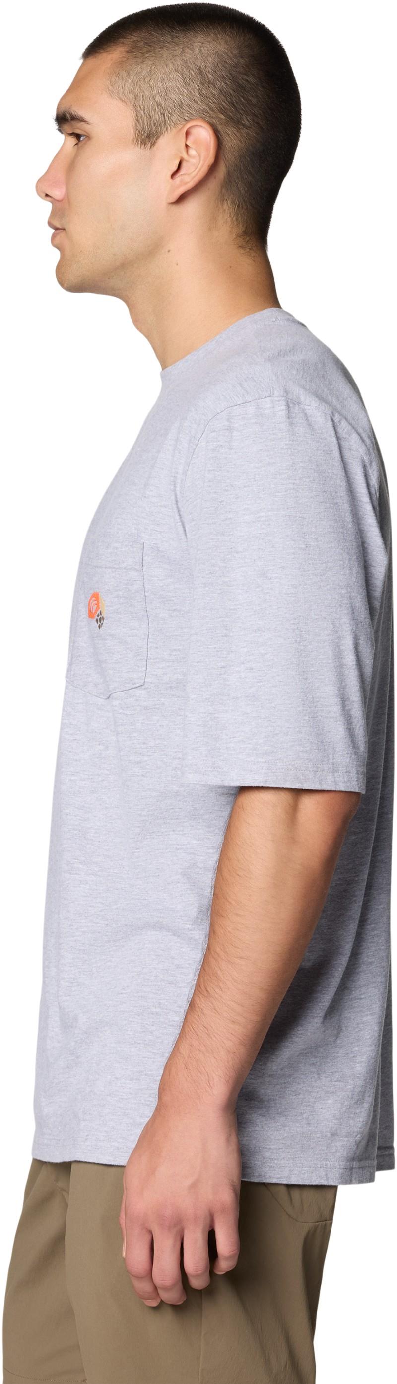 MHW Logo Pocket Relaxed SS - Mens - hardwear grey heather 1