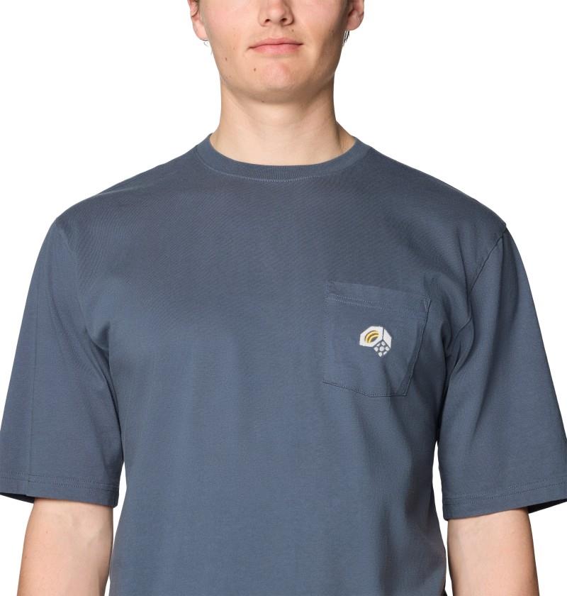 MHW Logo Pocket Relaxed SS - Mens - moon blue 1