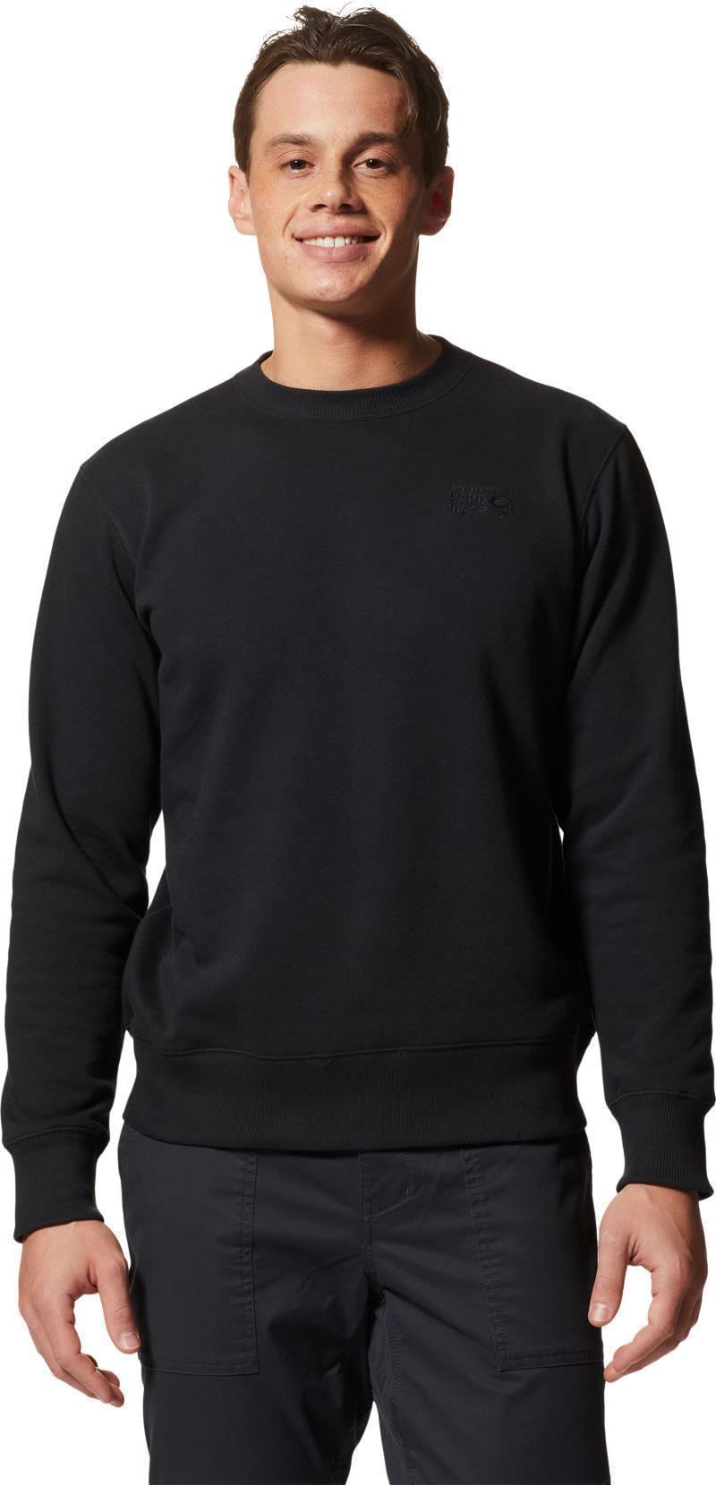 MHW Logo Pullover Crew - Mens - Black 1