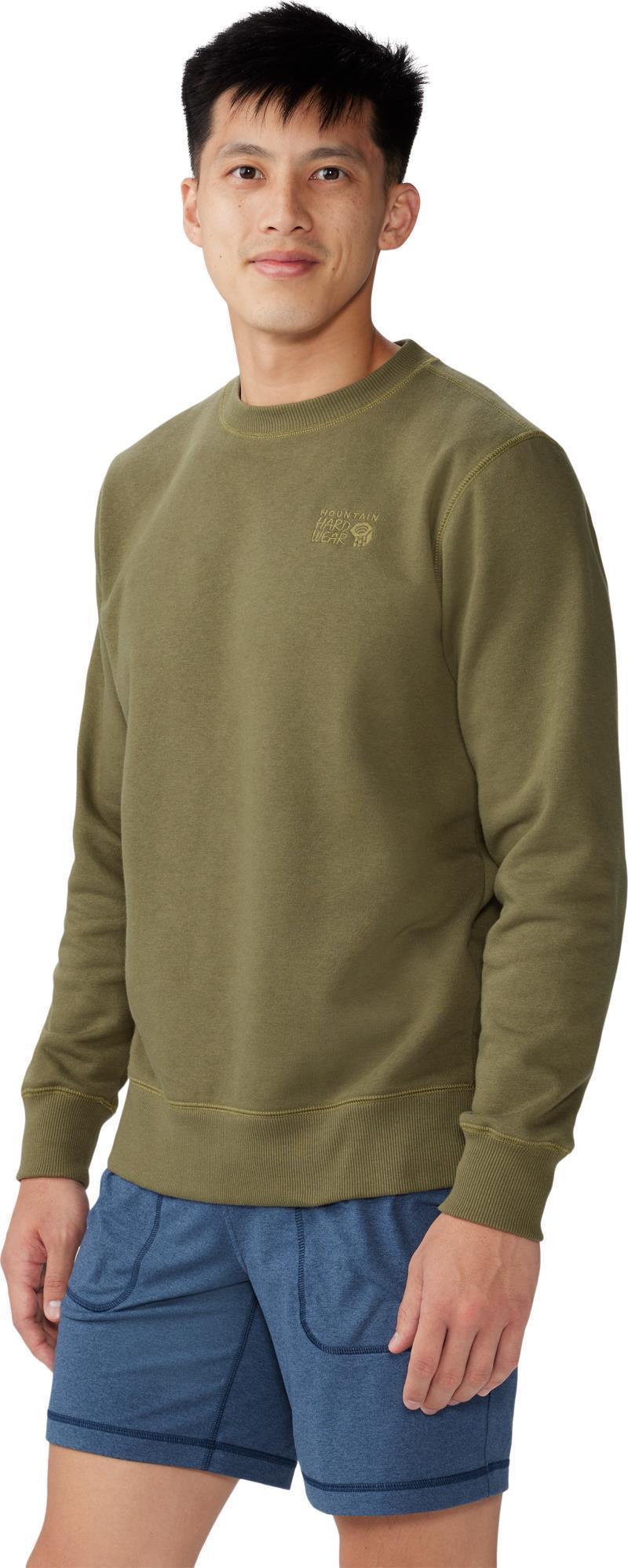 MHW Logo Pullover Crew - Mens - Combat Green 3