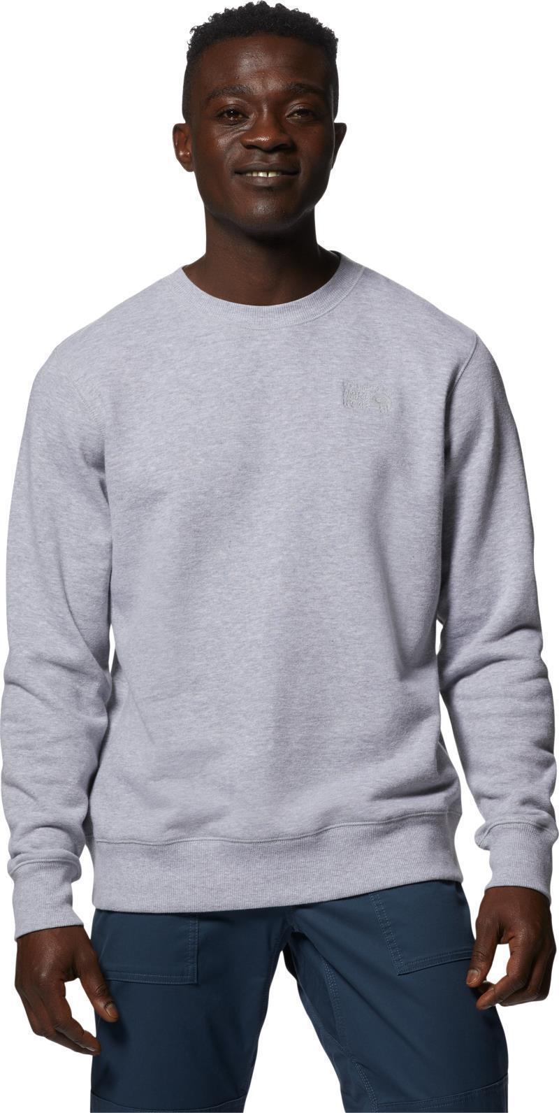 MHW Logo Pullover Crew - Mens - Hardwear Grey Heather 1