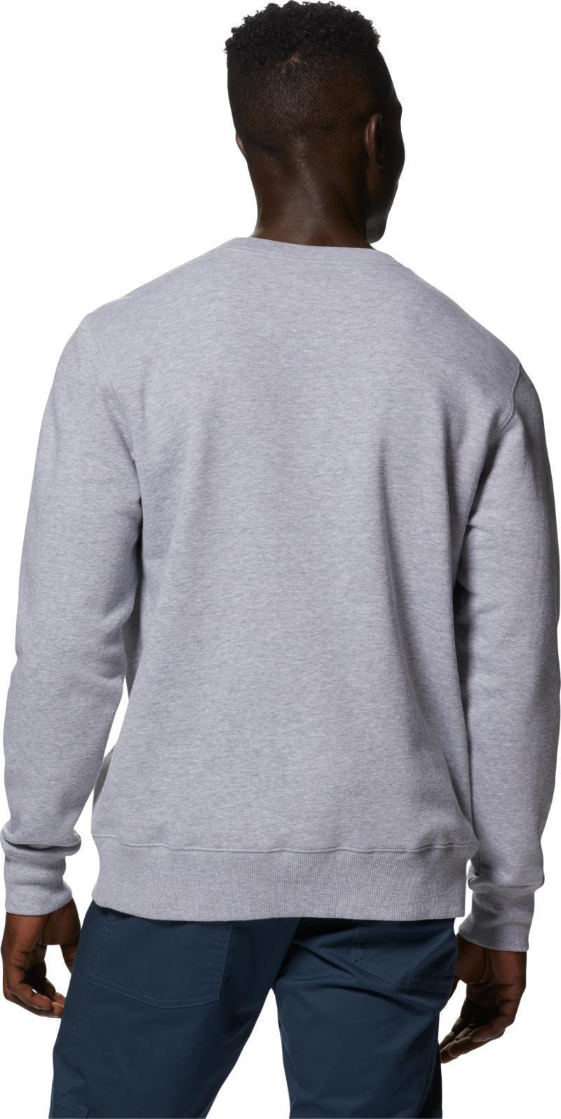 MHW Logo Pullover Crew - Mens - Hardwear Grey Heather 2