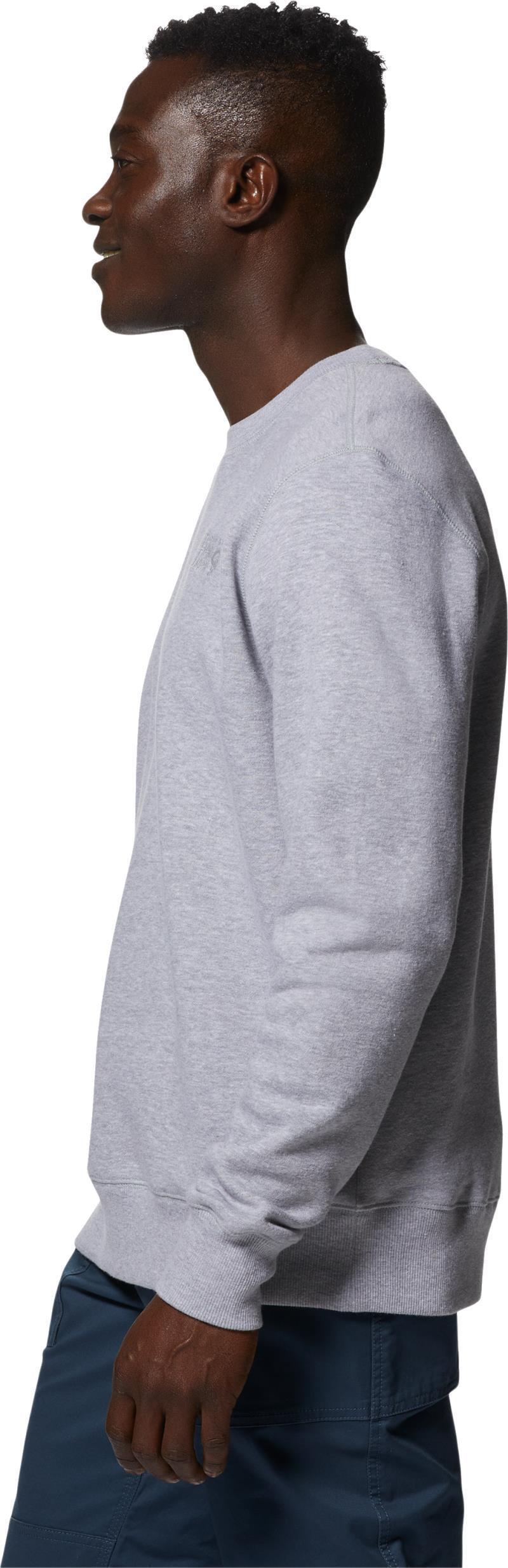 MHW Logo Pullover Crew - Mens - Hardwear Grey Heather 3