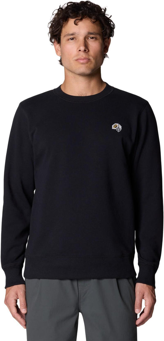 MHW Logo Pullover Crew - Mens - black 1