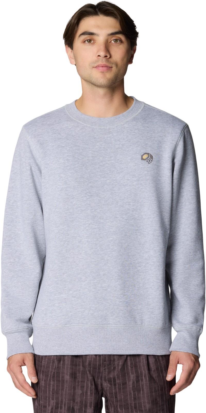 MHW Logo Pullover Crew - Mens - hardwear grey heather 1