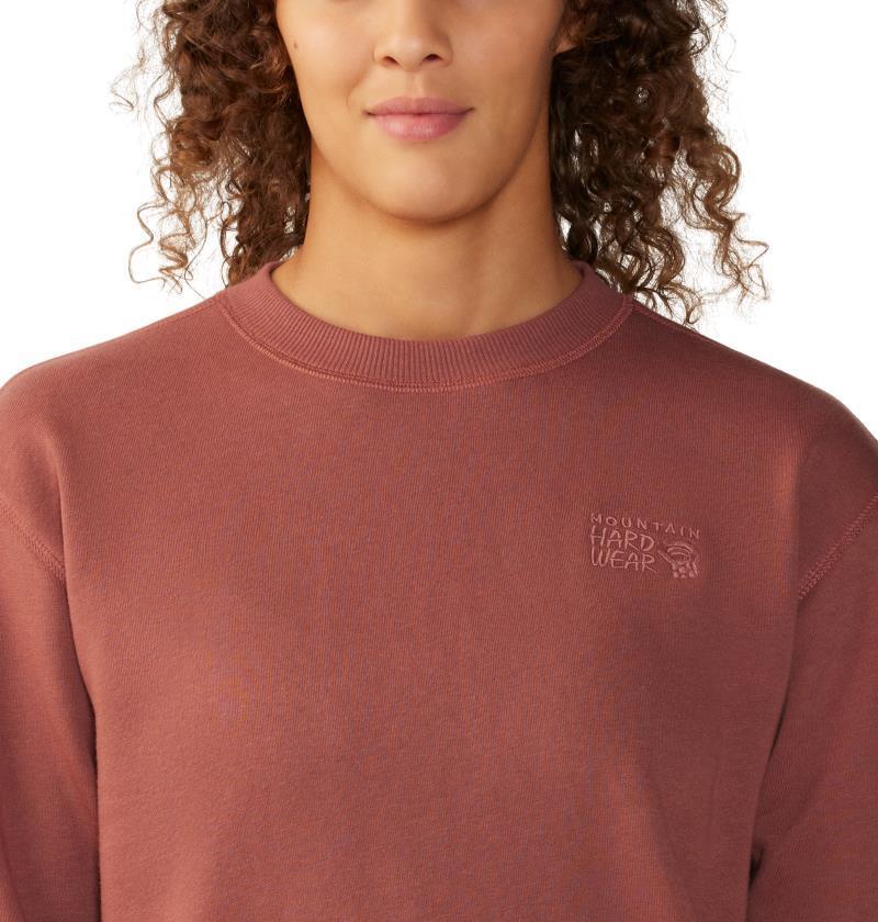 MHW Logo Pullover Crew - Womens - Clay Earth 4