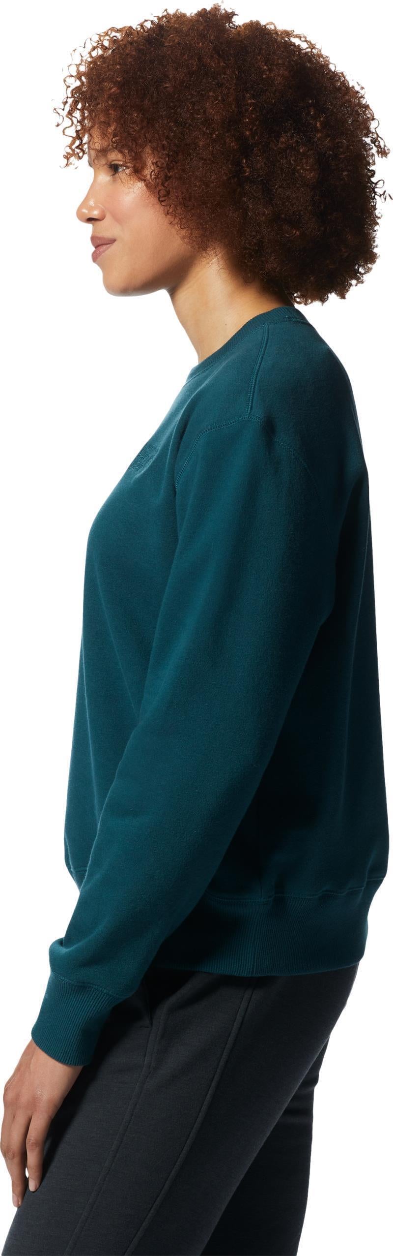 MHW Logo Pullover Crew - Womens - Dark Marsh 2