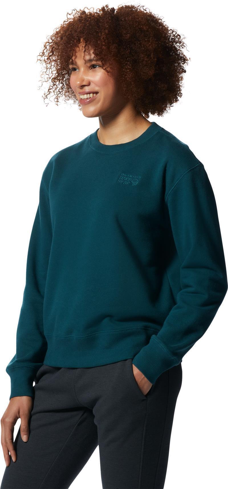 MHW Logo Pullover Crew - Womens - Dark Marsh 3