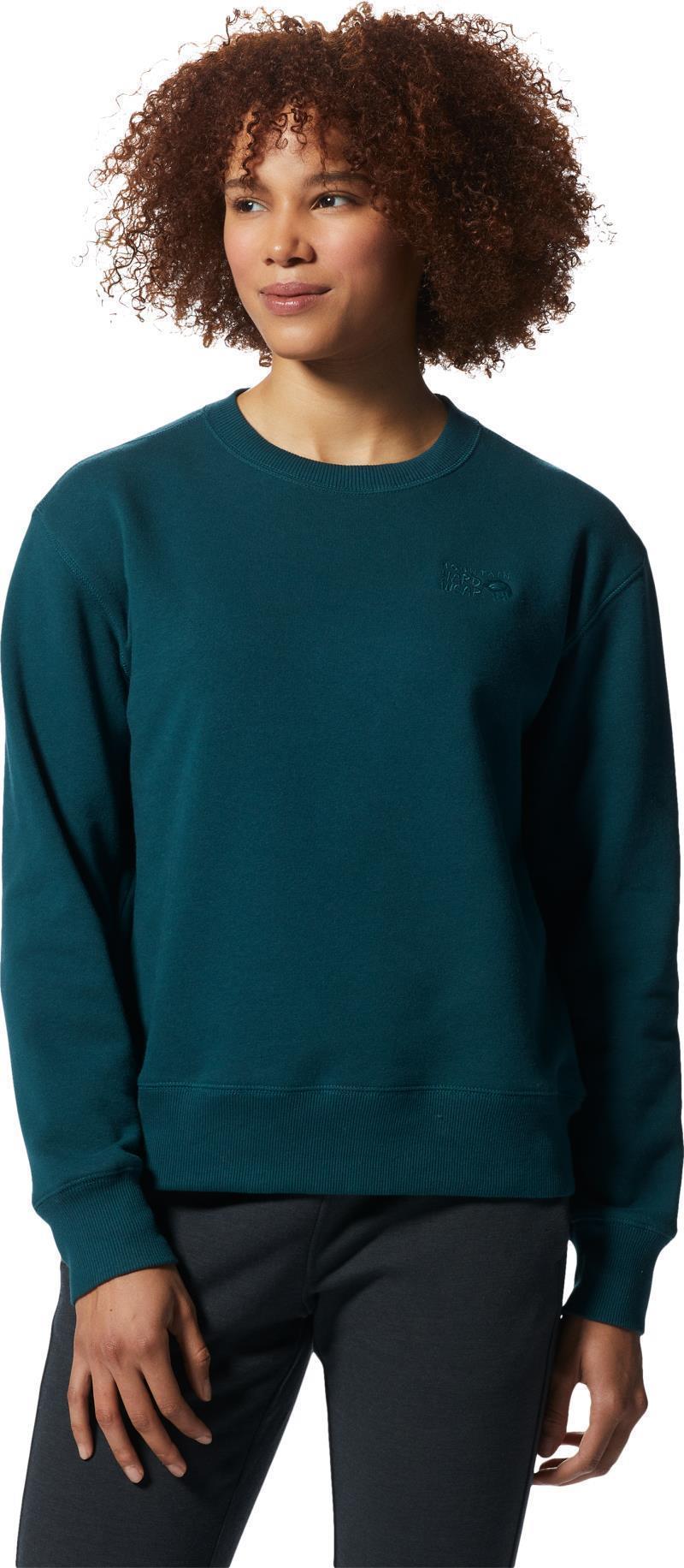 MHW Logo Pullover Crew - Womens - Dark Marsh 1