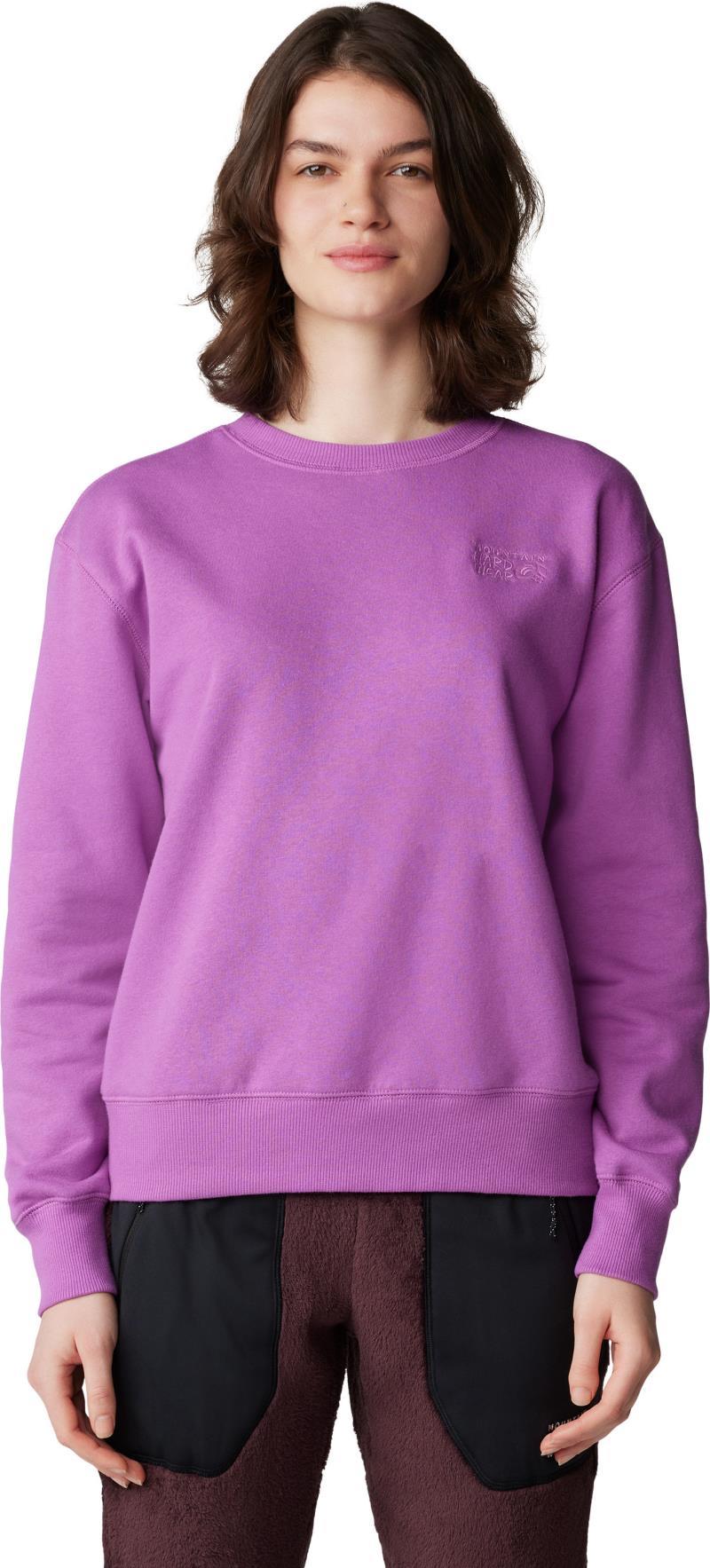 MHW Logo Pullover Crew - Womens - Lilac Glow 3