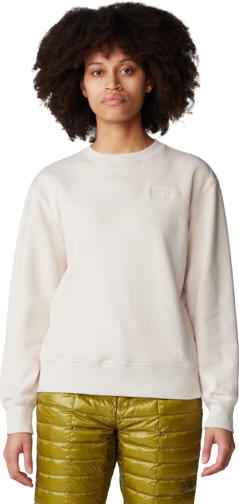 MHW Logo Pullover Crew - Womens - Talc 1