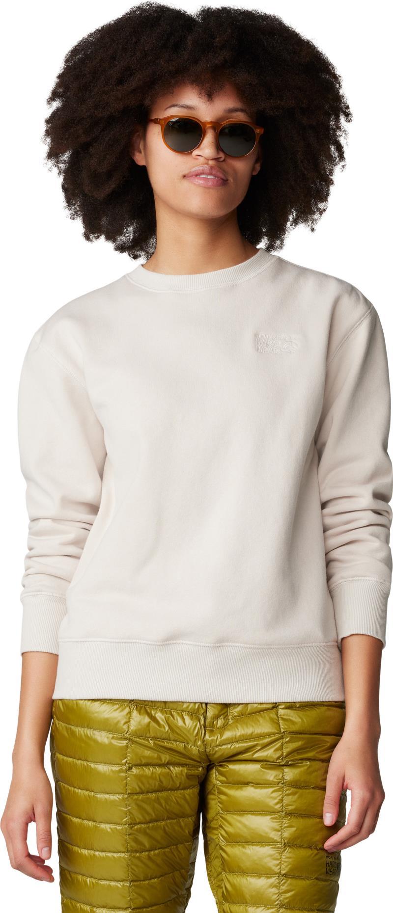 MHW Logo Pullover Crew - Womens - Talc 3