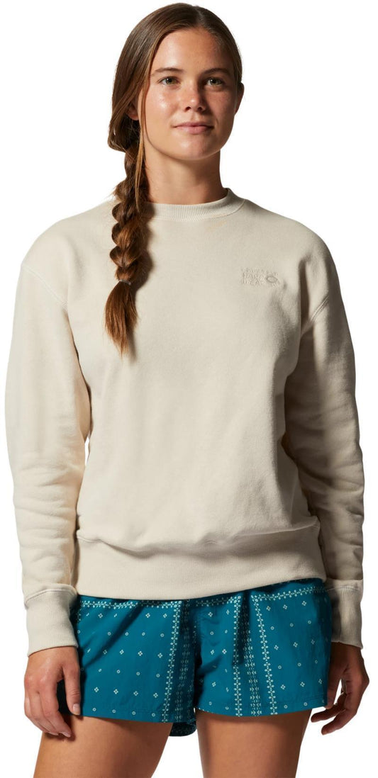 MHW Logo Pullover Crew - Womens - Wild Oyster 1