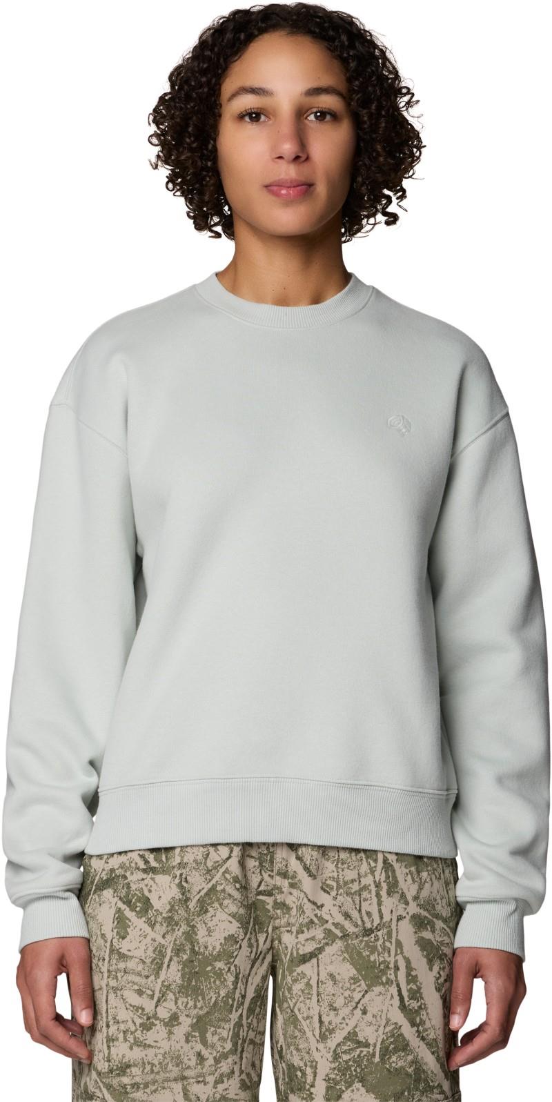 MHW Logo Pullover Crew - Womens - gamma grey 1