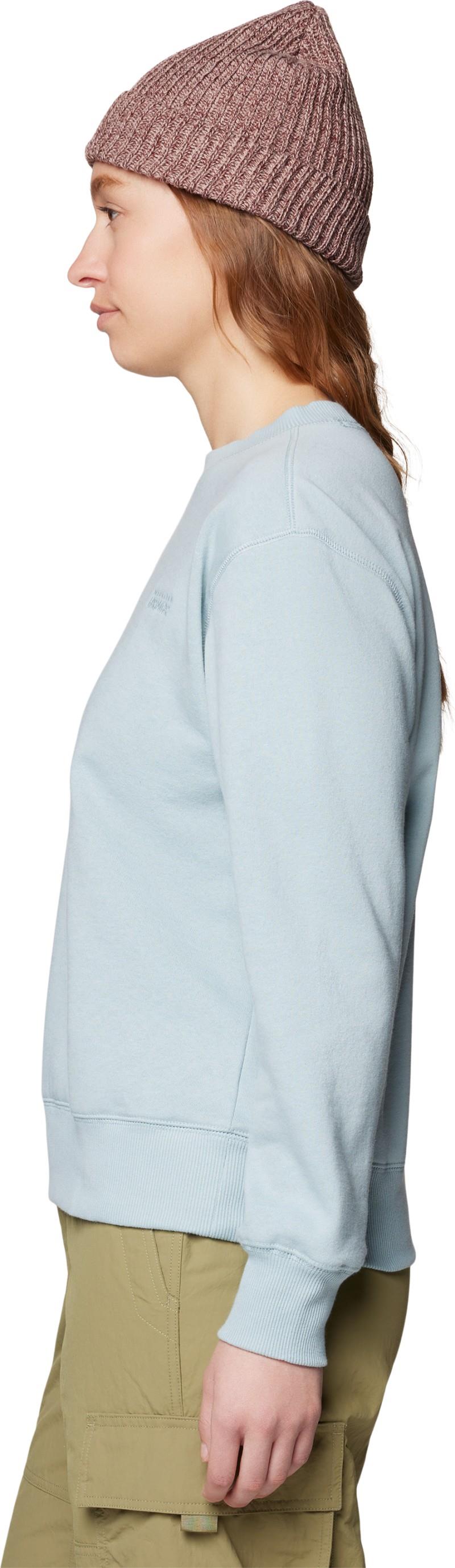 MHW Logo Pullover Crew - Womens - ice shadow 1