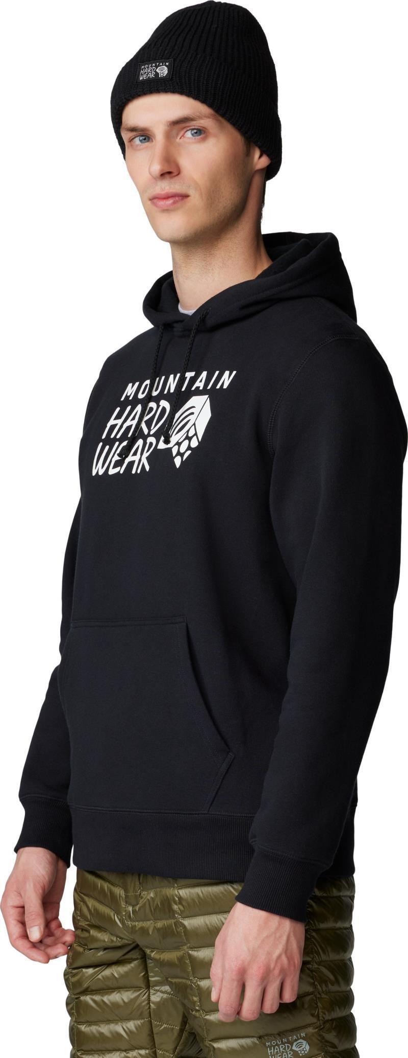 MHW Logo Pullover Hoody - Mens - Black 3