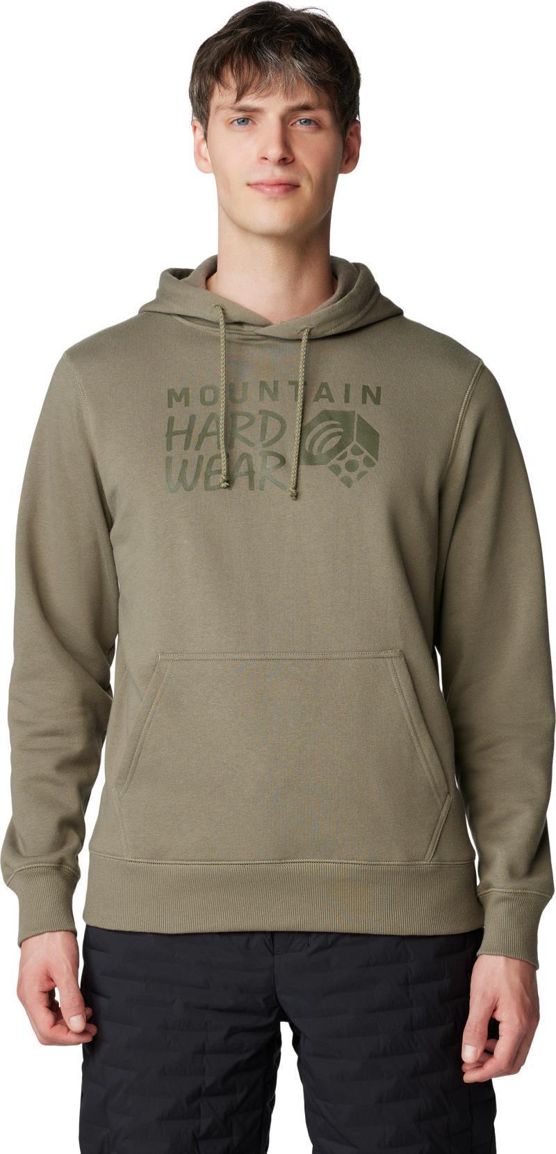 MHW Logo Pullover Hoody - Mens - Stone Green 3