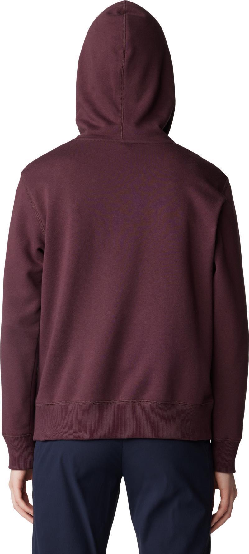 MHW Logo Pullover Hoody - Womens - Blackberry 2