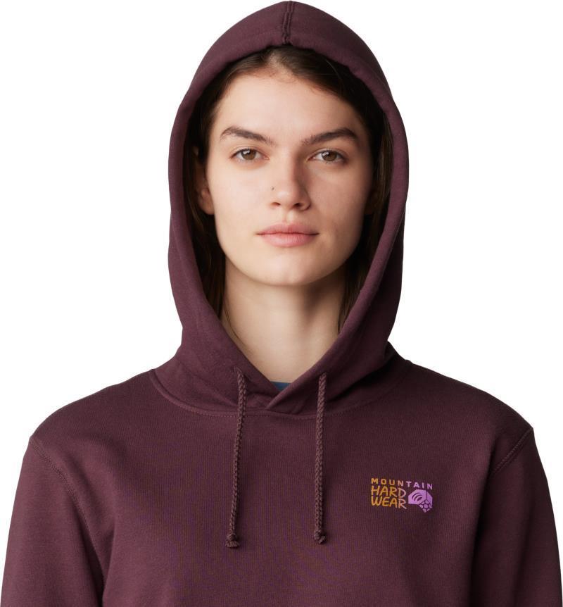 MHW Logo Pullover Hoody - Womens - Blackberry 5