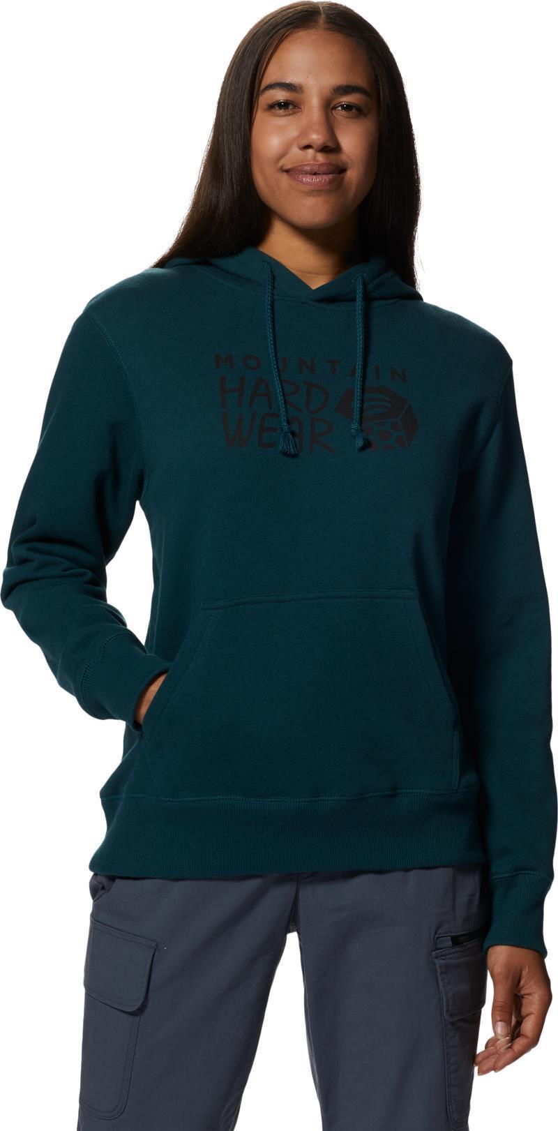 MHW Logo Pullover Hoody - Womens - Dark Marsh 1