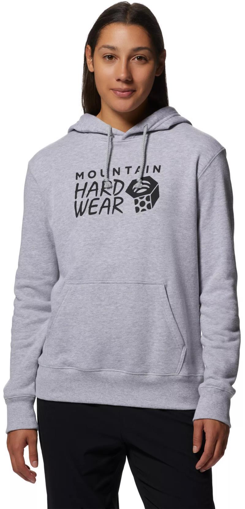 MHW Logo Pullover Hoody - Womens - Hardwear Grey Heather 1