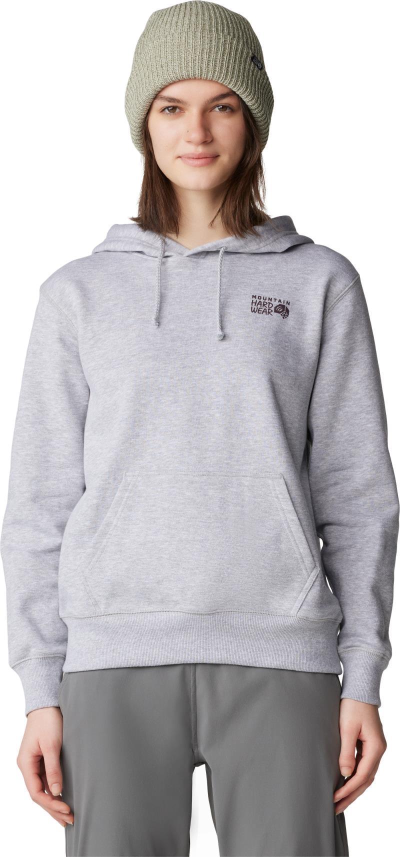 MHW Logo Pullover Hoody - Womens - Hardwear Grey Heather 1