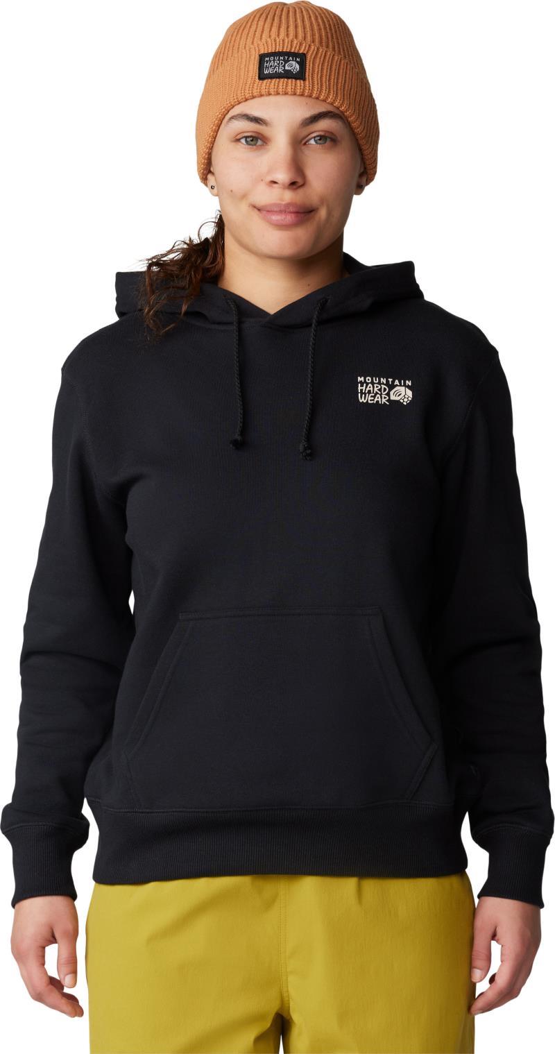 MHW Logo Pullover Hoody - Womens - black 1