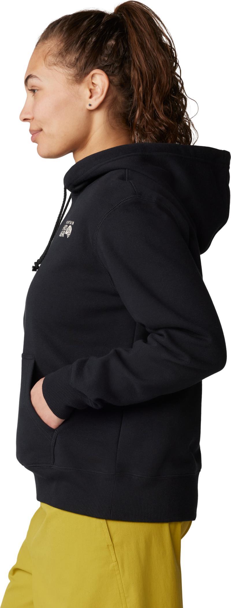 MHW Logo Pullover Hoody - Womens - black 1